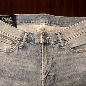 Vintage Abercrombie & Fitch Men's Blue Felix Super Skinny Stretch